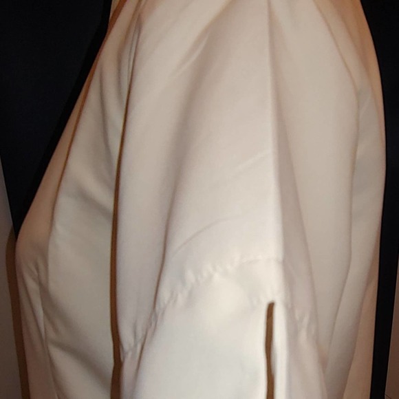 Uniform Shirt Jacket Cream Small New High End by Yeah Baby Retired Style - Picture 5 of 8